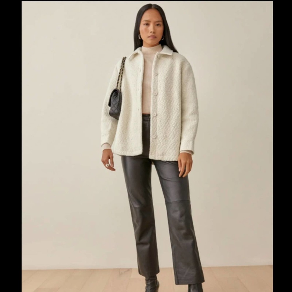 Reformation Hobart Jacket White